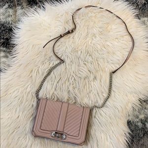 Rebecca Minkoff Chevron Quilted Small Love Bag